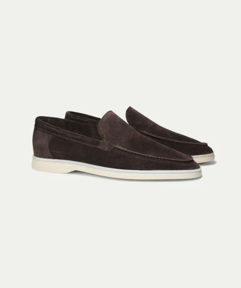 Premium Süet Loafer - Kahverengi