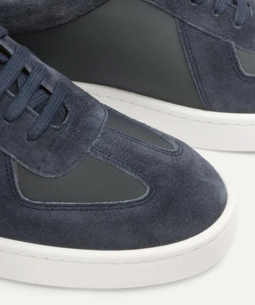 Çelik Mavisi Süet Spor Ayakkabı – Montacour Sneaker Erkek
