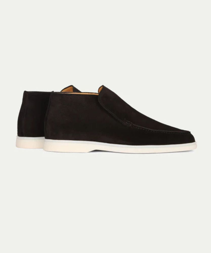 Siyah City Loafer – Erkek Süet Slip-On Ayakkabı