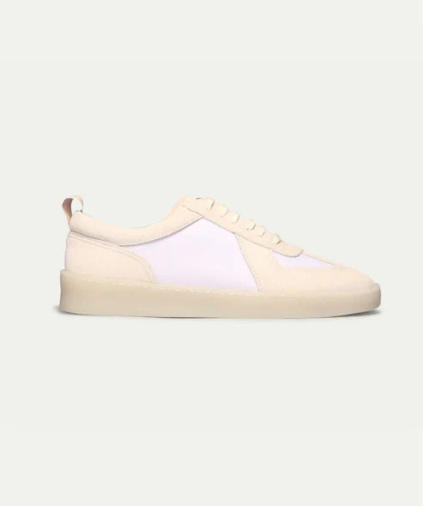 Ekru Beyaz Deri Spor Ayakkabı – Montacour Sneaker Erkek