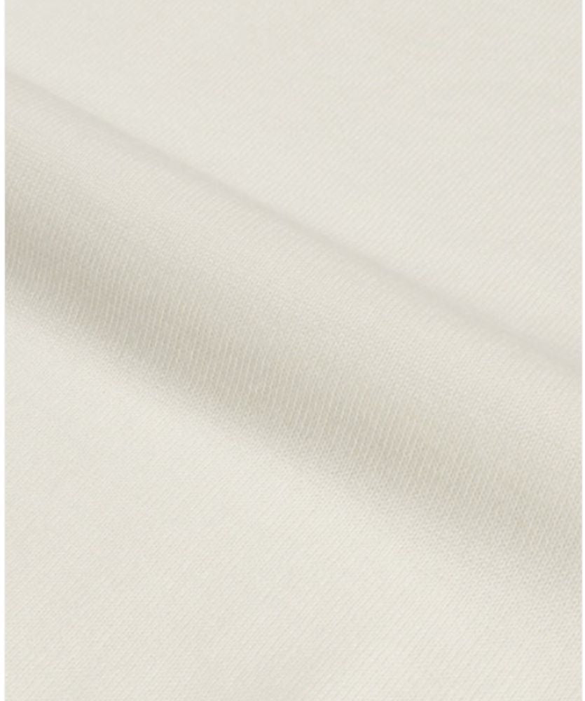 Fildişi Düğmesiz Extrafine Merino Polo Kazak