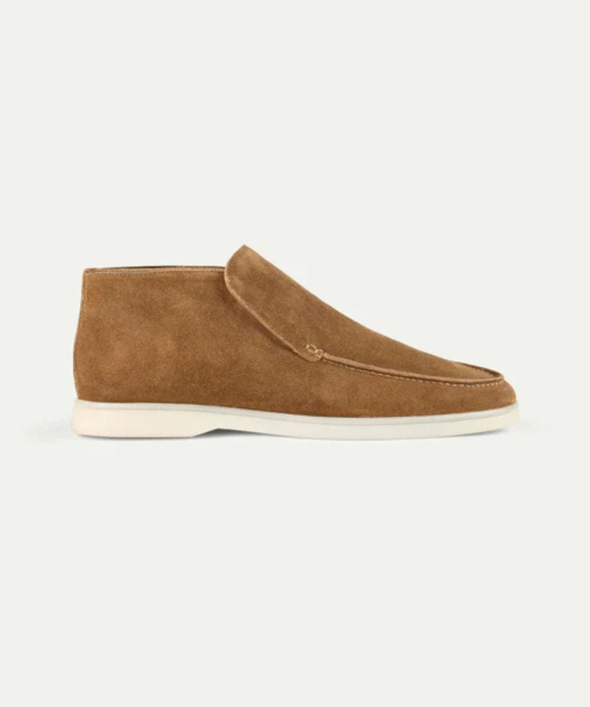 Bej City Loafer – Erkek Süet Günlük Slip-On Ayakkabı
