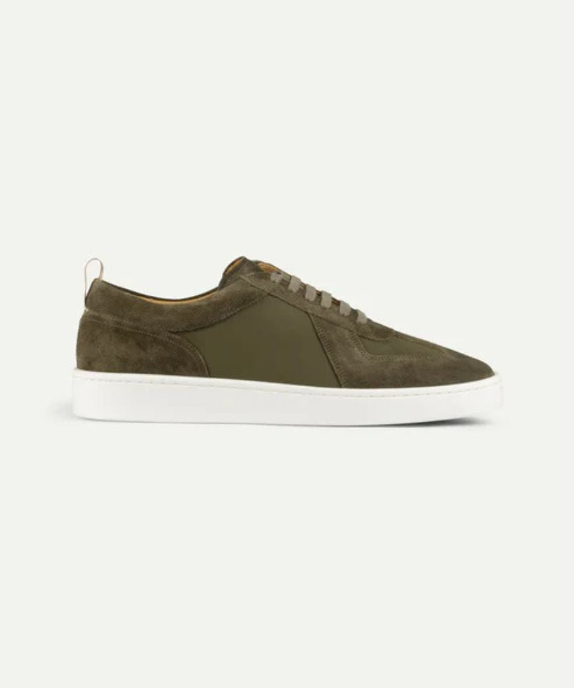 Haki Yeşil Süet Spor Ayakkabı – Montacour Sneaker Erkek