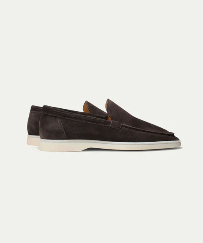 Premium Süet Loafer - Kahverengi