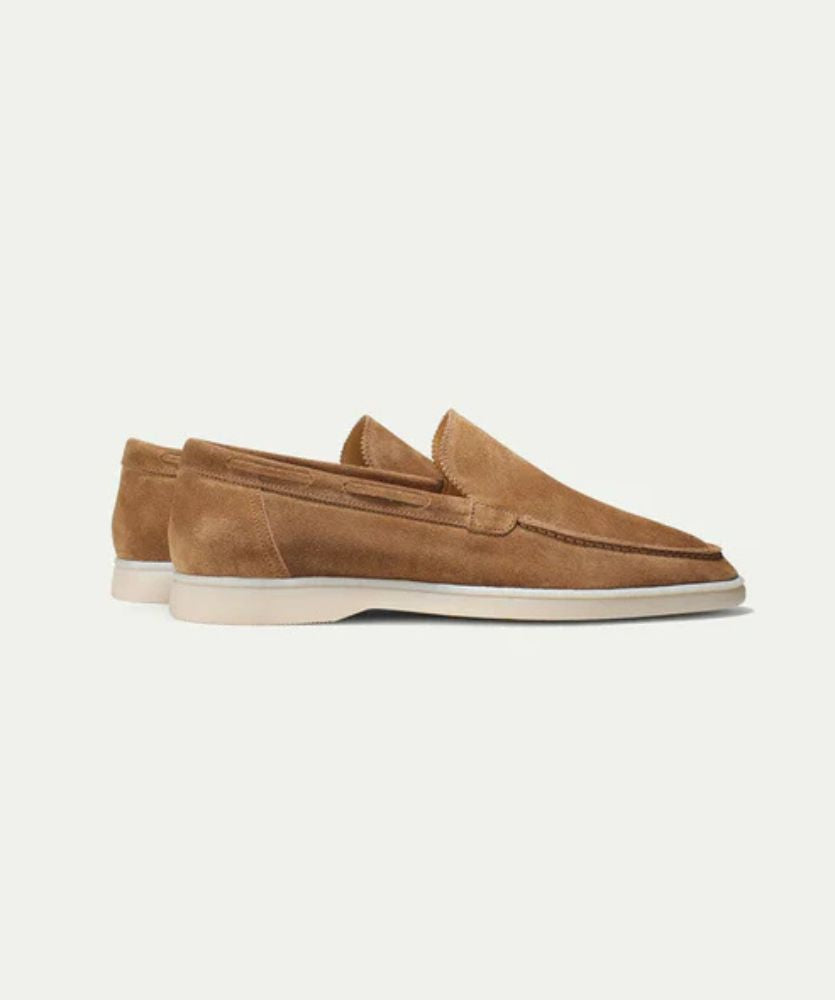 Premium Süet Loafer - Çöl