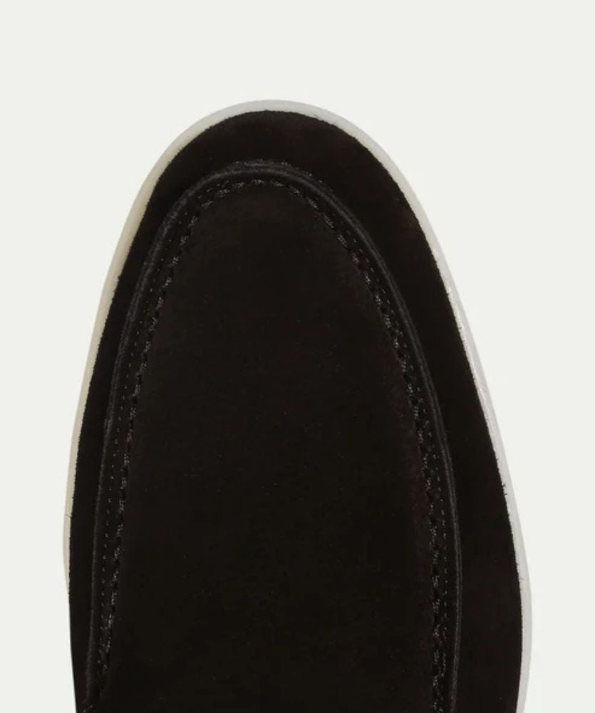 Premium Süet Loafer - Siyah