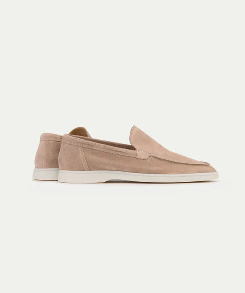 Premium Süet Loafer - Bej