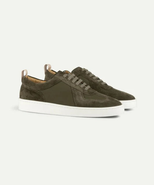 Haki Yeşil Süet Spor Ayakkabı – Montacour Sneaker Erkek