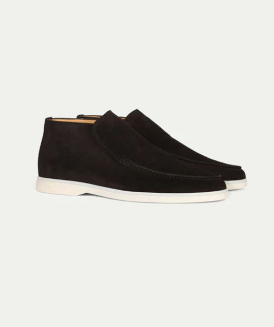 Siyah City Loafer – Erkek Süet Slip-On Ayakkabı