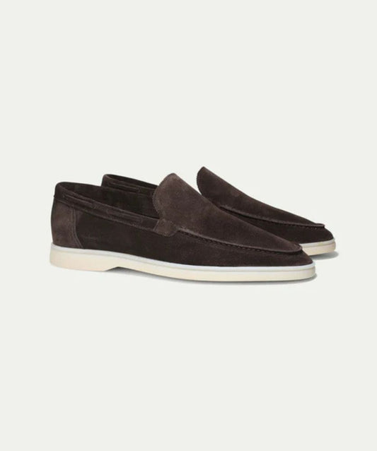 Premium Süet Loafer - Kahverengi