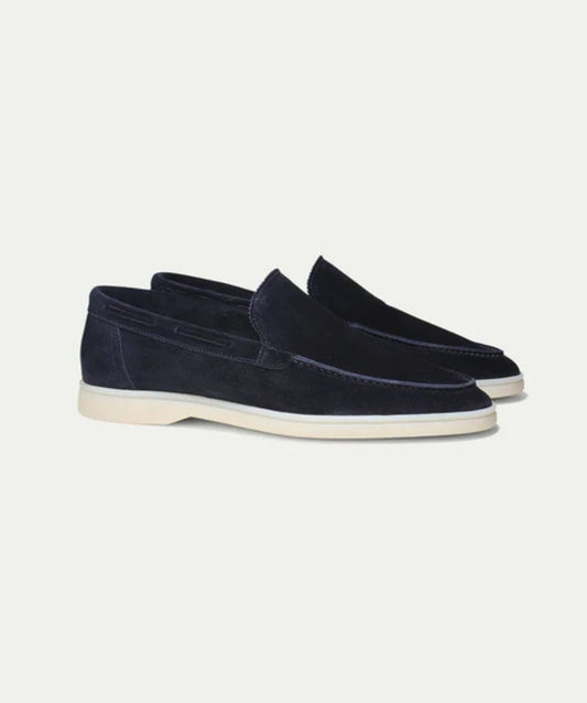 Premium Süet Loafer - Lacivert