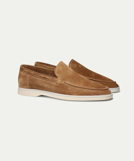 Premium Süet Loafer - Çöl