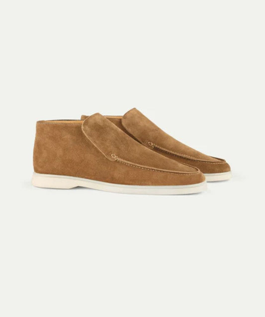 Bej City Loafer – Erkek Süet Günlük Slip-On Ayakkabı