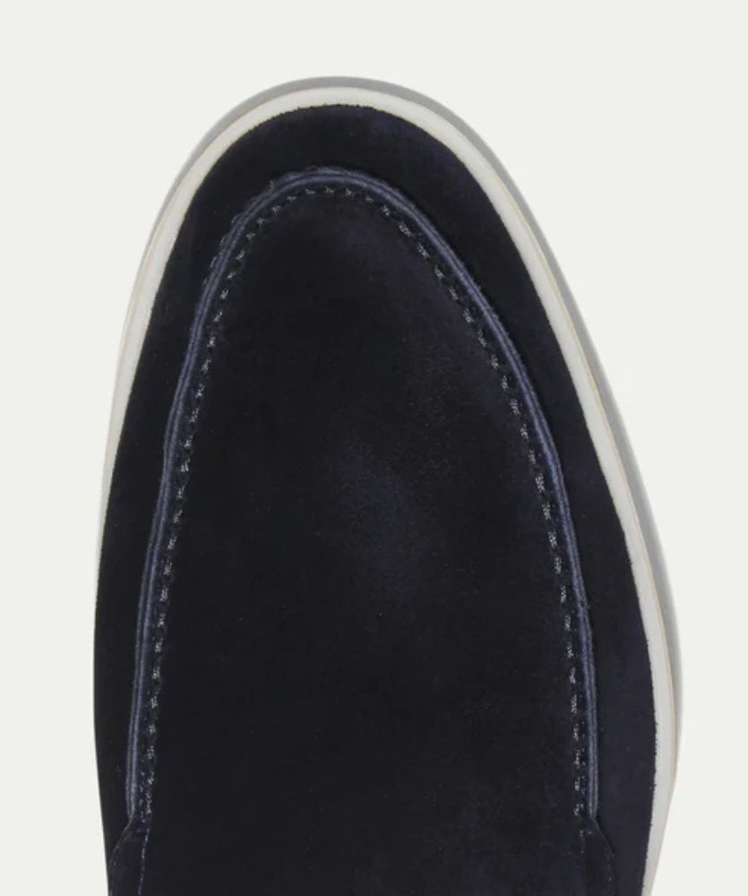 Premium Süet Loafer - Lacivert