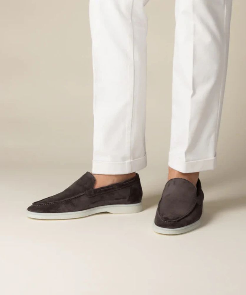 Premium Süet Loafer - Kahverengi
