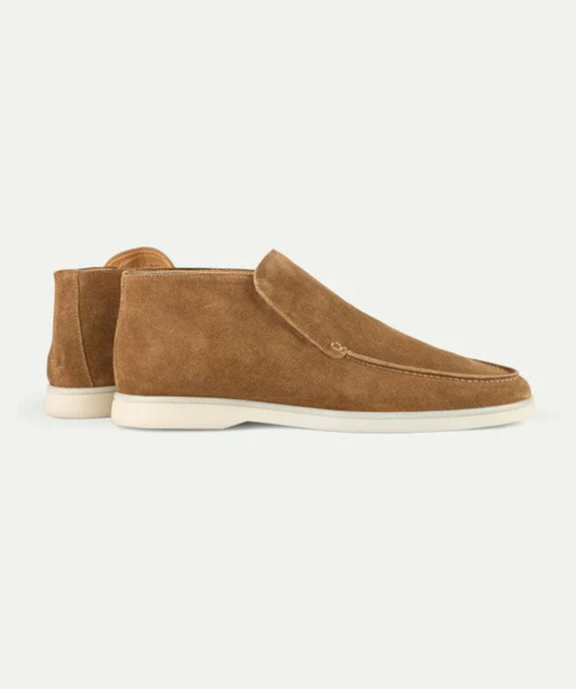 Bej City Loafer – Erkek Süet Günlük Slip-On Ayakkabı