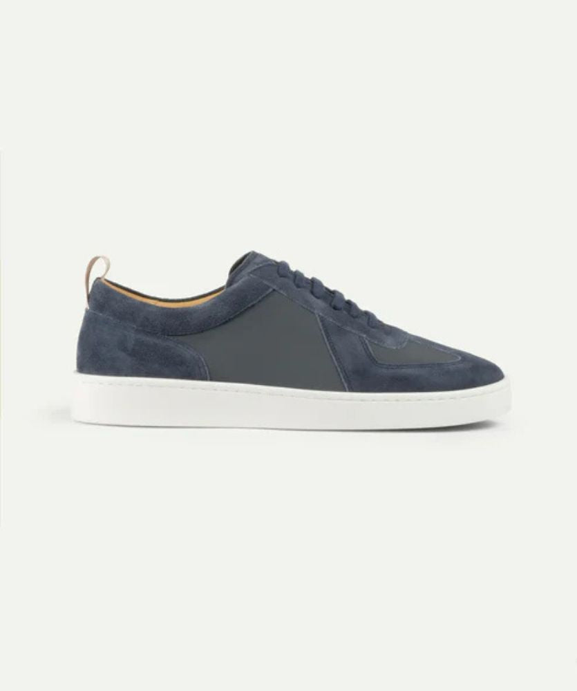 Çelik Mavisi Süet Spor Ayakkabı – Montacour Sneaker Erkek