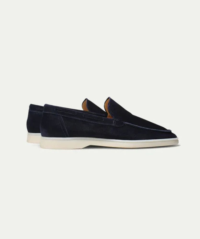 Premium Süet Loafer - Lacivert